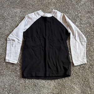 Basic Editions Black and White Kids Raglan Tee